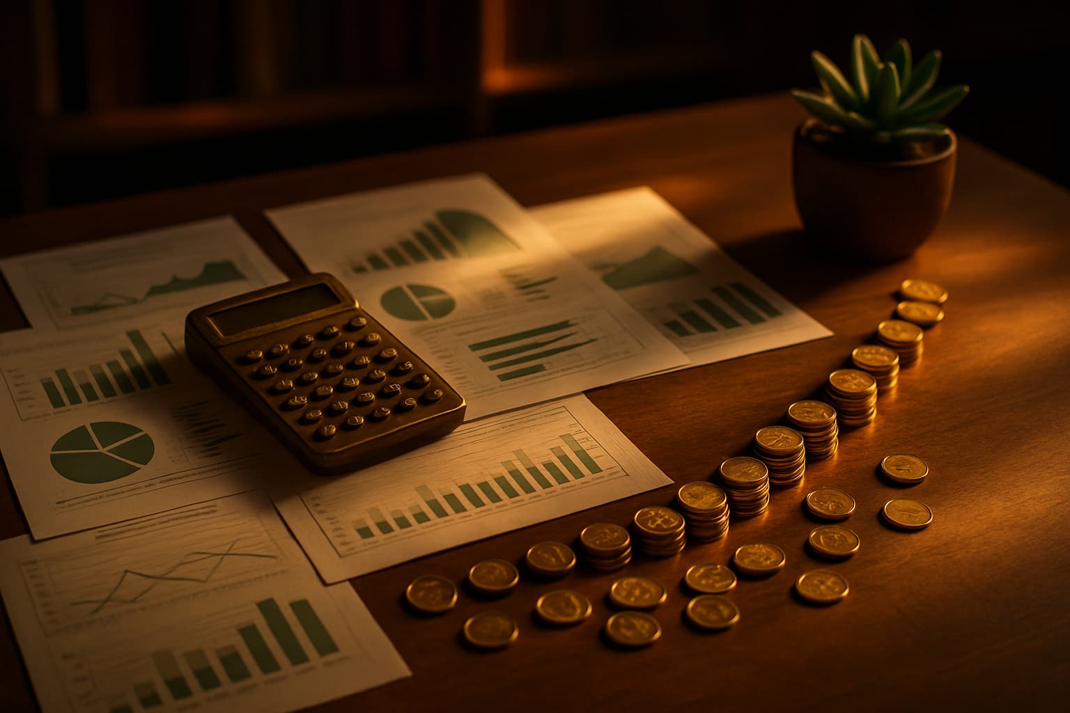 Blog monetization revenue models on a wooden desk