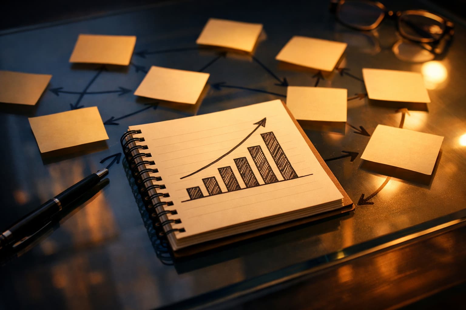 Blog growth planning with compound traffic charts